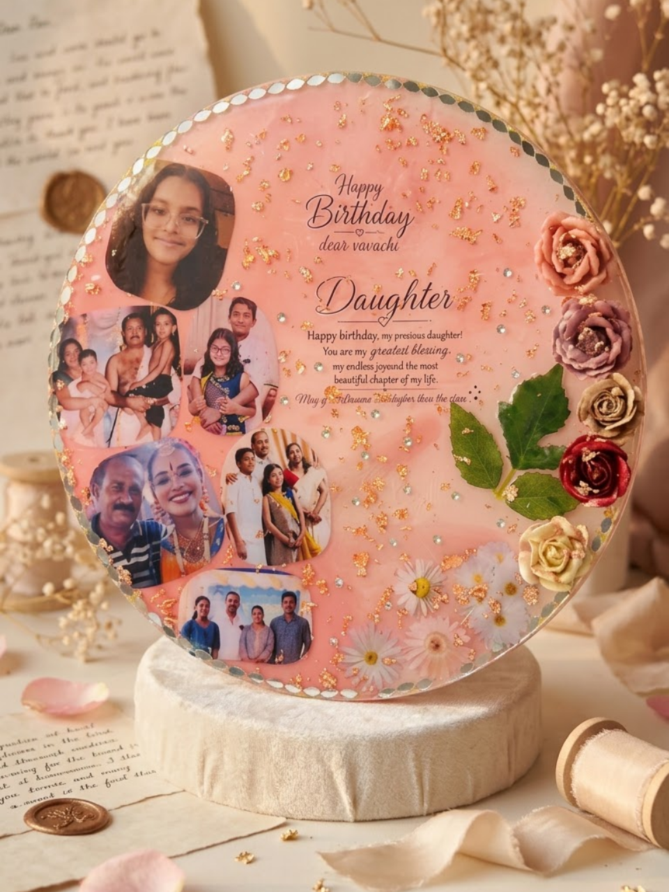 Birthday Resin Frame